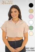 CAMISA DAMA MANGA CORTA