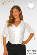 CAMISA DAMA MANGA CORTA