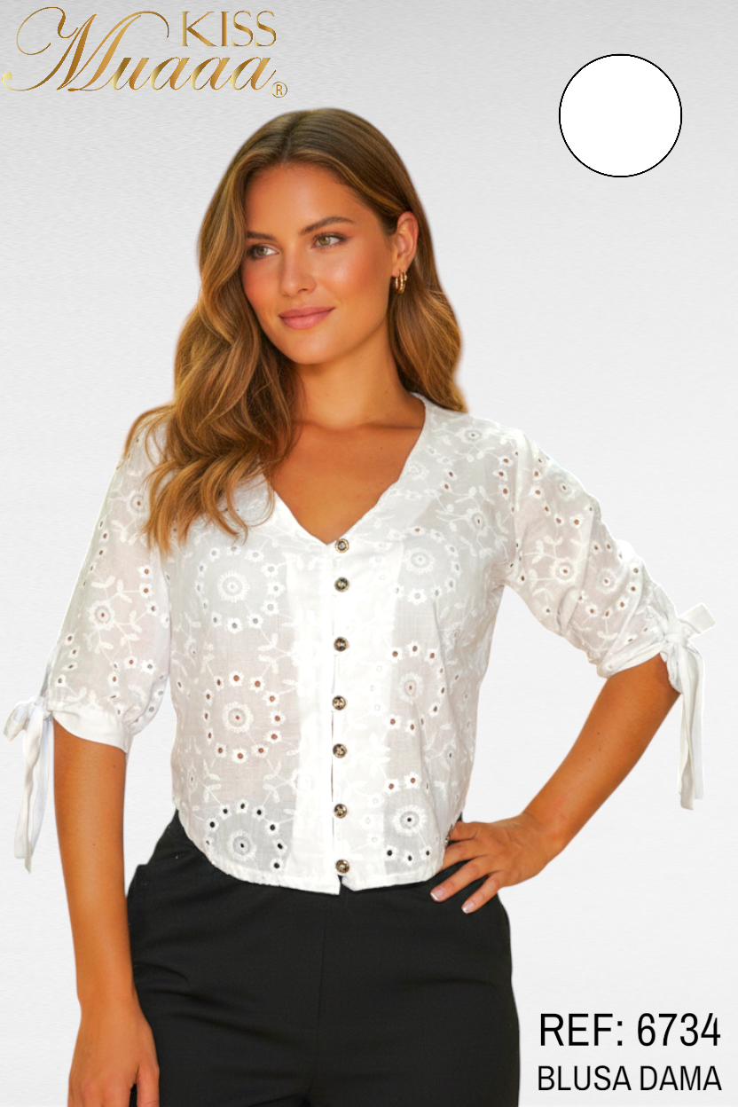 CAMISA DAMA MANGA CORTA